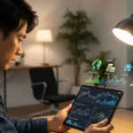 最新のタブレットアプリで投資信託の情報を分析し選び方を検討する初心者