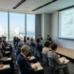 横浜のみなとみらいを背景に開催される、初心者向けの資産運用・NISAセミナー